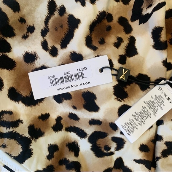 Vitamin A animal print high waisted bikini bottoms - Picture 4 of 9